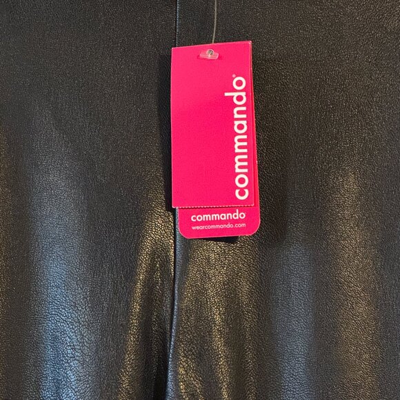 NWT Commando size M Faux Leather Wide Leg Pant - Picture 3 of 7